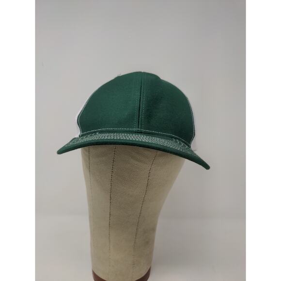 Richardson Style 112 Mesh Back Snapback Trucker Hat Green & White - Picture 2 of 10